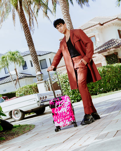 SPRAYGROUND® LUGGAGE AFTERGLOW SKYGLOW SHARKNAUTICS HARDSHELL CARRY-ON LUGGAGE