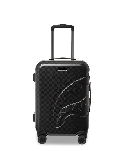 SPRAYGROUND® LUGGAGE SPRITZ GREY CHECK CARRY-ON LUGGAGE