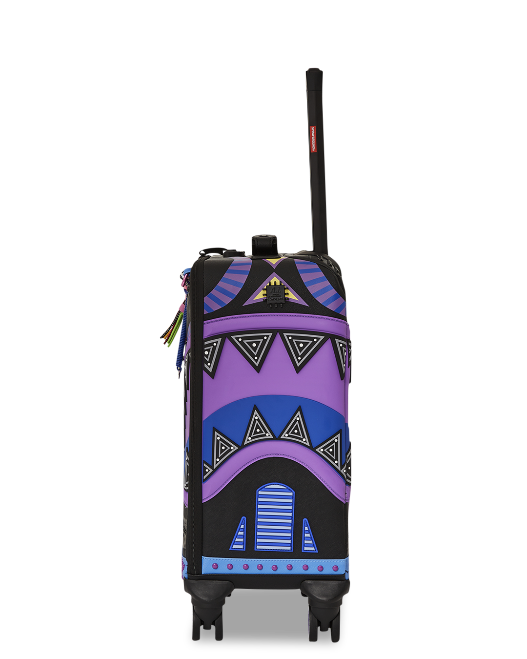 SPRAYGROUND® LUGGAGE AFRICAN INTELLIGENCE 12 BROOKLYN & BEYOND CARRY-ON LUGGAGE - SANDFLOWER COLLAB