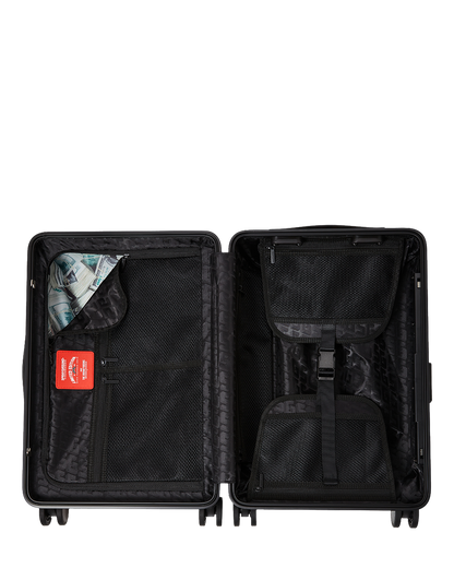 SPRAYGROUND® LUGGAGE SPRITZ BLACK CARRY-ON LUGGAGE