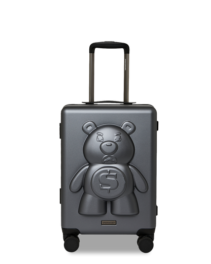 SPRAYGROUND® LUGGAGE MONEYBEAR MOGUL GUNMETAL CARRY-ON LUGGAGE