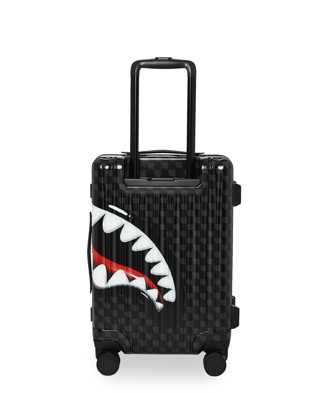 SPRAYGROUND® LUGGAGE SHARKS IN PARIS BALLOON BLACK CARRY-ON LUGGAGE