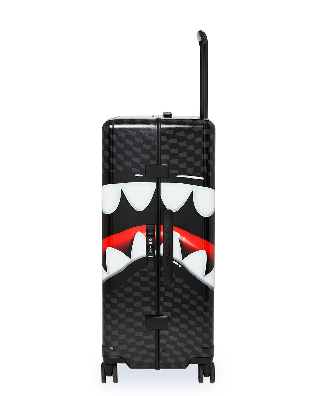 SPRAYGROUND® LUGGAGE SHARKS IN PARIS BALLOON BLACK FULL-SIZE LUGGAGE