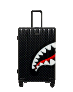 SPRAYGROUND® LUGGAGE SHARKS IN PARIS BALLOON BLACK FULL-SIZE LUGGAGE