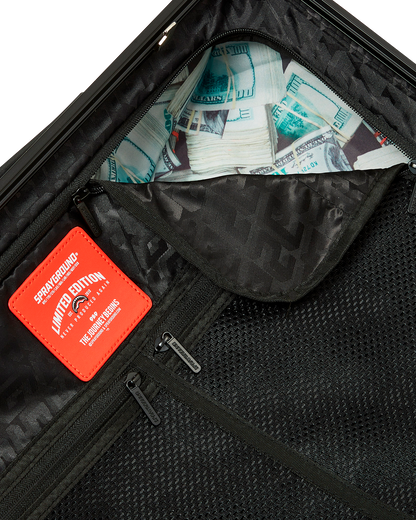 SPRAYGROUND® LUGGAGE THE GOLDEN FANG SHARK CARRY-ON LUGGAGE