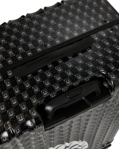 SPRAYGROUND® LUGGAGE SHARKS IN PARIS WTF BUBBLY BLACK CHECK FULL-SIZE LUGGAGE