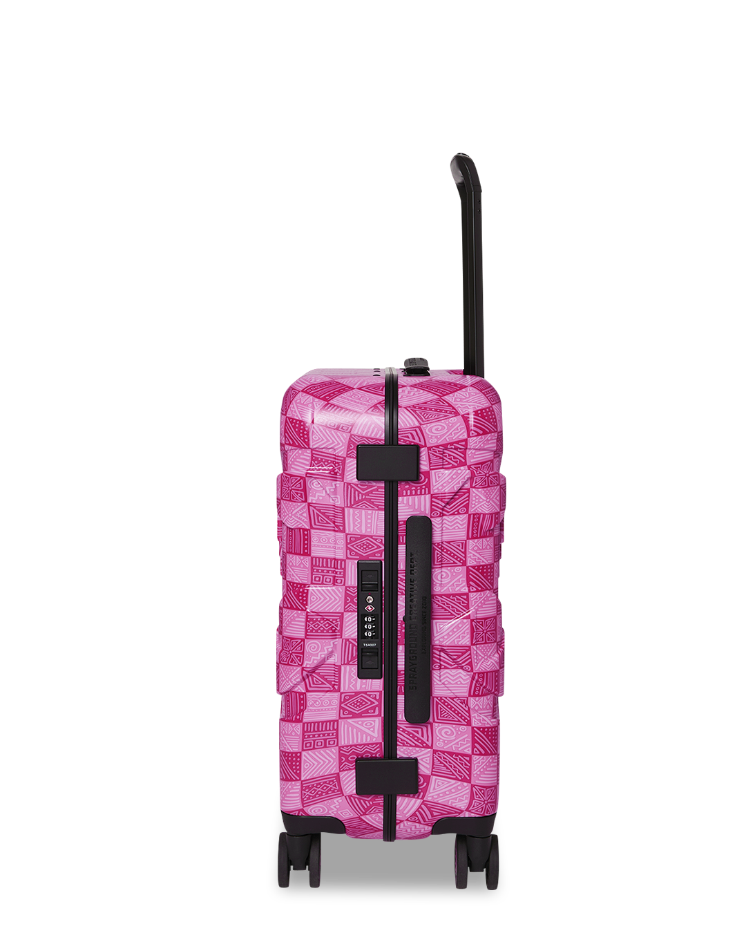 SPRAYGROUND® LUGGAGE A.I. AFRICAN INTELLIGENCE THE SUNSET RESET CARRY ON LUGGAGE - SANDFLOWER COLLAB