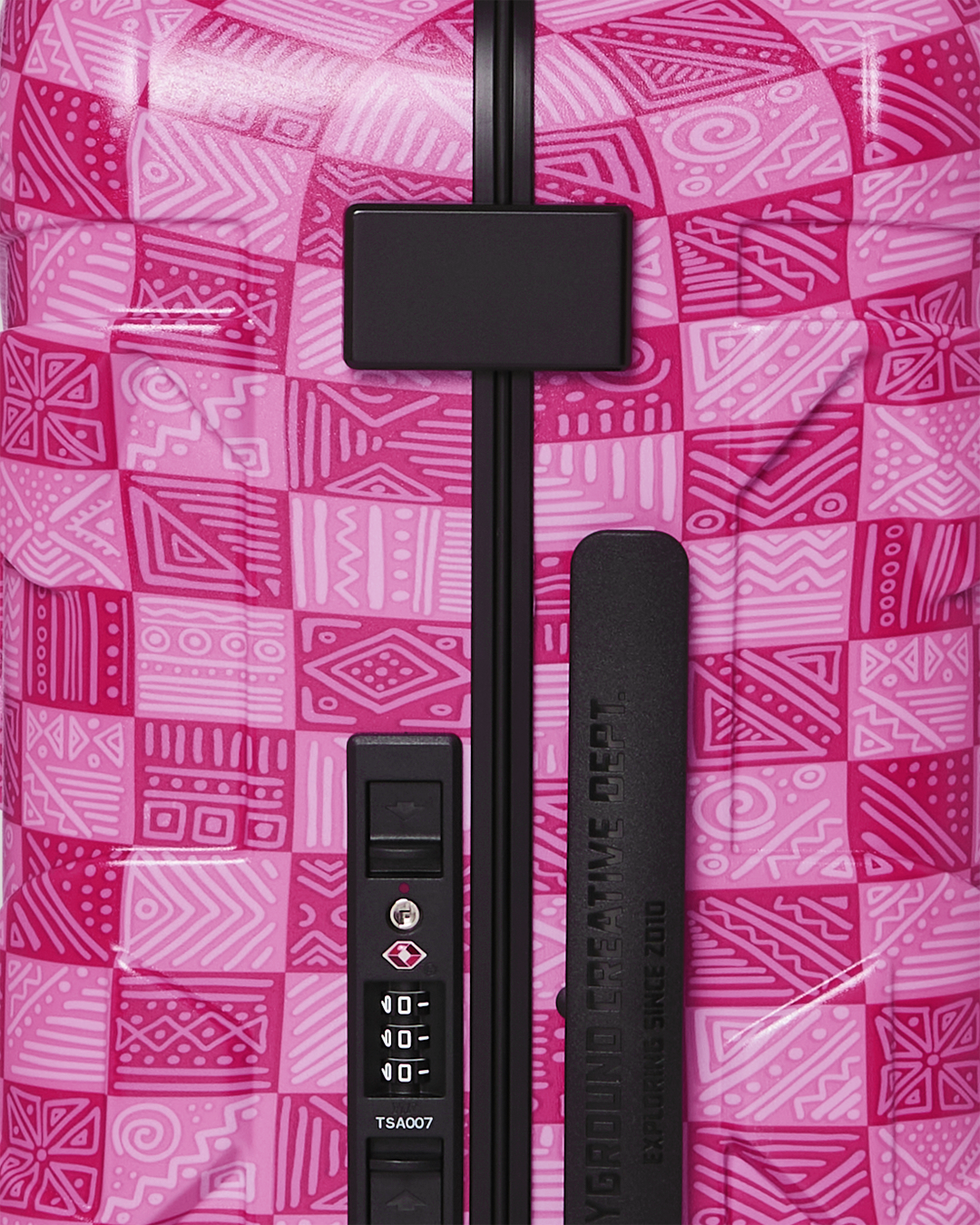 SPRAYGROUND® LUGGAGE A.I. AFRICAN INTELLIGENCE THE SUNSET RESET CARRY ON LUGGAGE - SANDFLOWER COLLAB