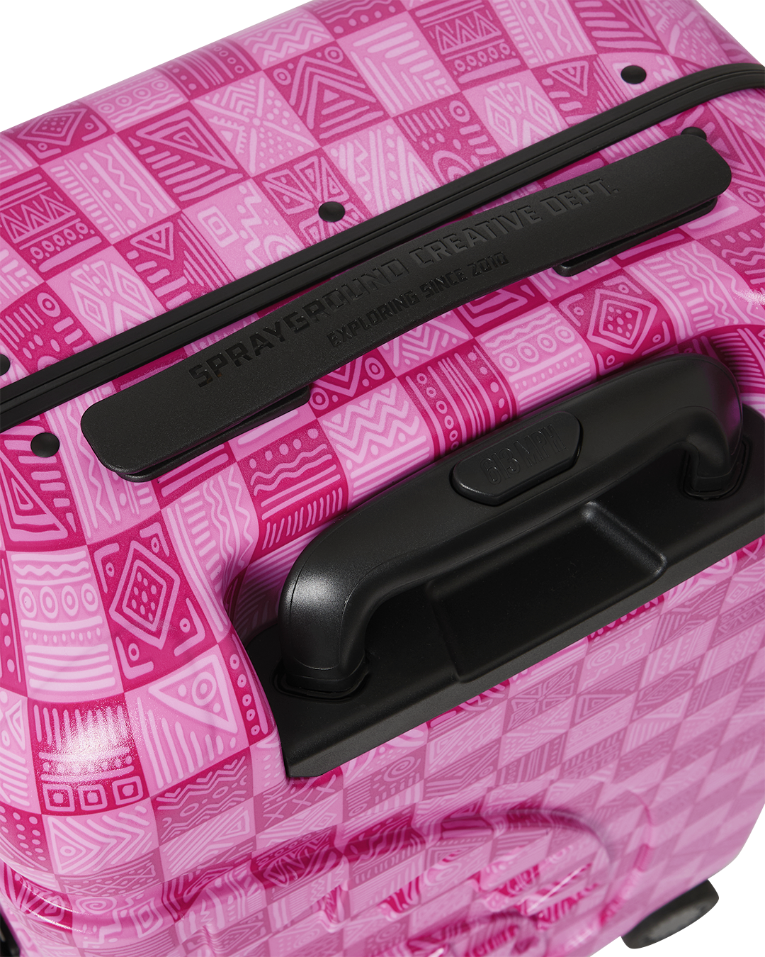 SPRAYGROUND® LUGGAGE A.I. AFRICAN INTELLIGENCE THE SUNSET RESET CARRY ON LUGGAGE - SANDFLOWER COLLAB