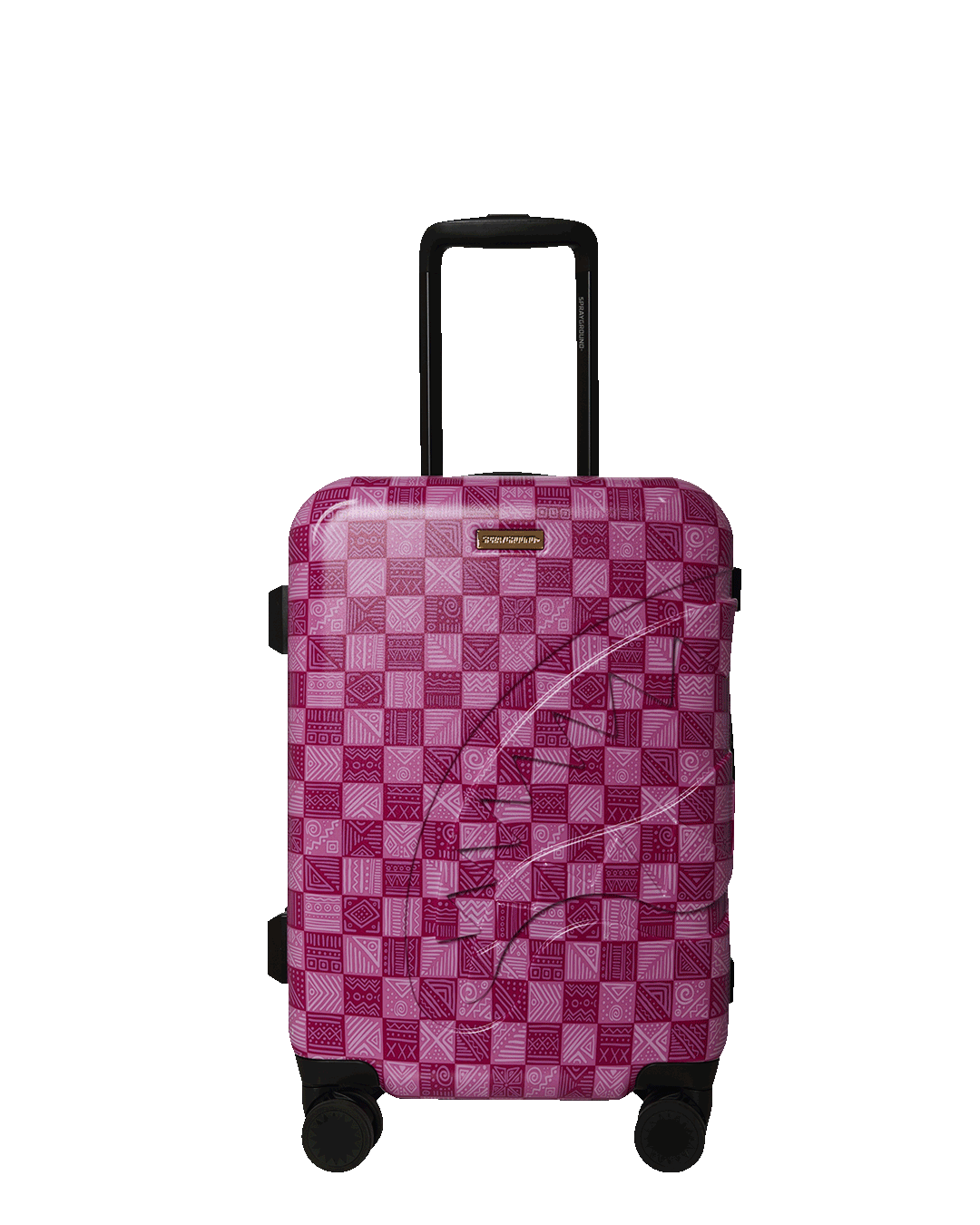 SPRAYGROUND® LUGGAGE A.I. AFRICAN INTELLIGENCE THE SUNSET RESET CARRY ON LUGGAGE - SANDFLOWER COLLAB