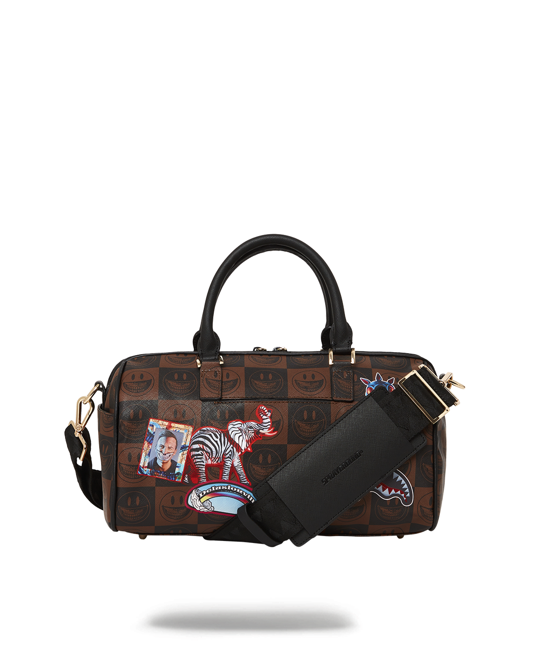 SPRAYGROUND® DUFFLE GLOBAL MOGUL POPAGANDA RON ENGLISH EDITION MINI DUFFLE