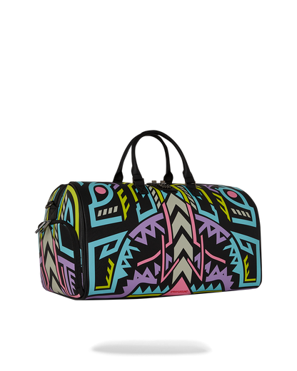 SPRAYGROUND® DUFFLE A.I. PATH TO THE FUTURE III DUFFLE - SANDFLOWER COLLAB (GLOW IN THE DARK)