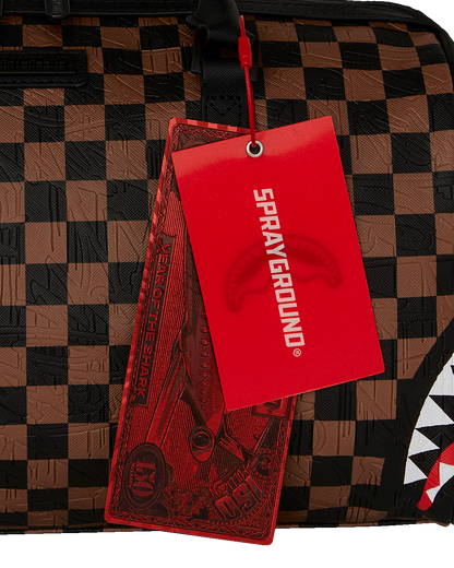 SPRAYGROUND® DUFFLE CHECK 2 EMBOSS MINI DUFFLE