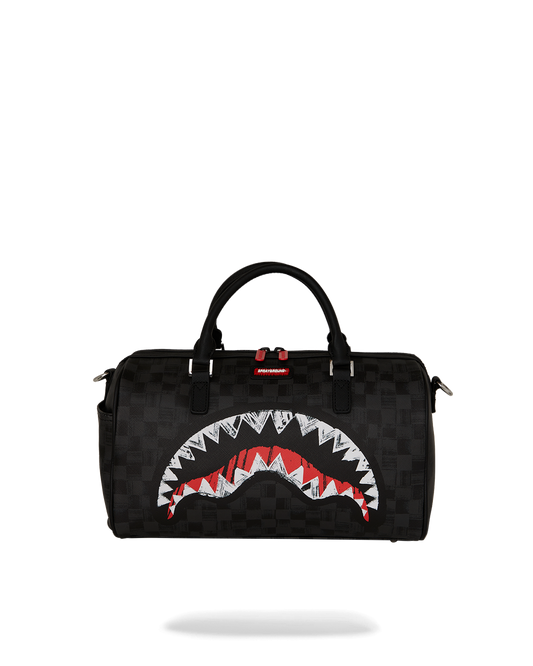 SPRAYGROUND® DUFFLE SCRIBBLE SHARK MINI DUFFLE