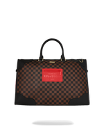 SPRAYGROUND® DUFFLE RED REDEMPTION PYRAMID DUFFLE