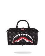 SPRAYGROUND® DUFFLE GRAY PEEKING CHARACTER CHECK MINI DUFFLE