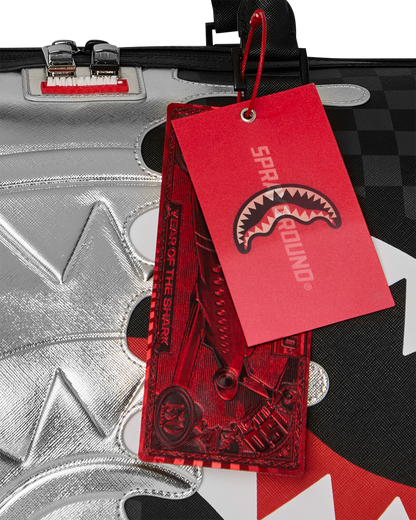 SPRAYGROUND® DUFFLE SILVER SIDE DRIP DUFFLE
