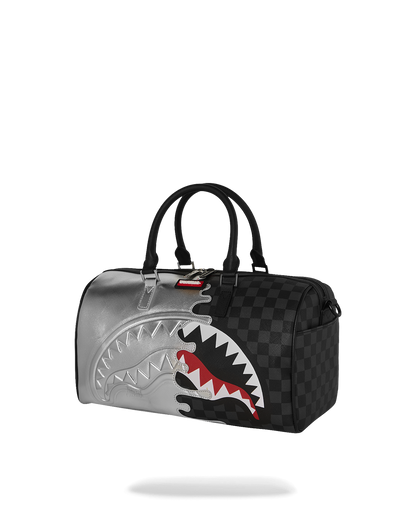 SPRAYGROUND® DUFFLE SILVER SIDE DRIP MINI DUFFLE