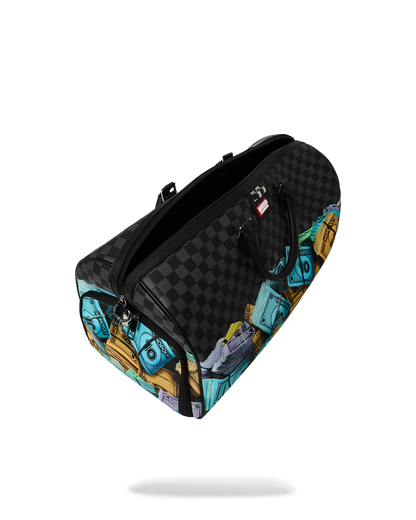 SPRAYGROUND® DUFFLE MONOPOLY MONEY STACKS DUFFLE
