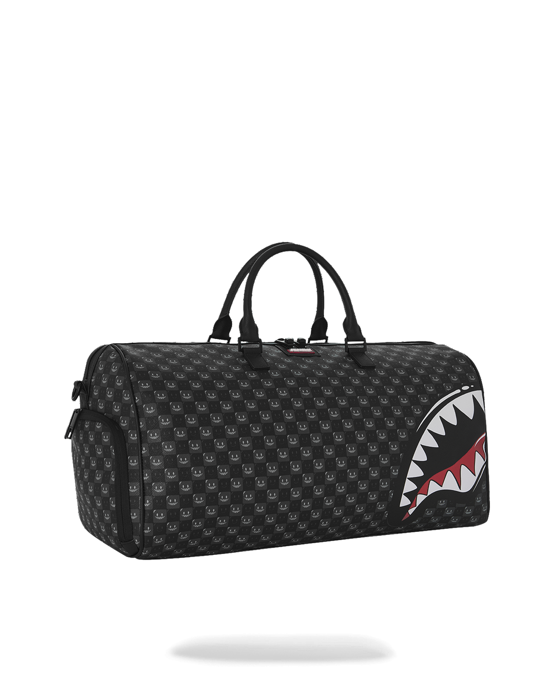 SPRAYGROUND® DUFFLE SHARKS IN PARIS WTF BUBBLY BLACK CHECK DUFFLE