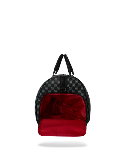 SPRAYGROUND® DUFFLE SHARKS IN PARIS WTF BUBBLY BLACK CHECK DUFFLE