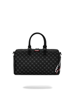 SPRAYGROUND® MINI DUFFLE SHARKS IN PARIS WTF BUBBLY BLACK CHECK MINI DUFFLE