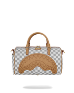 SPRAYGROUND® MINI DUFFLE EMBOSSED CREAM CHECK MINI DUFFLE