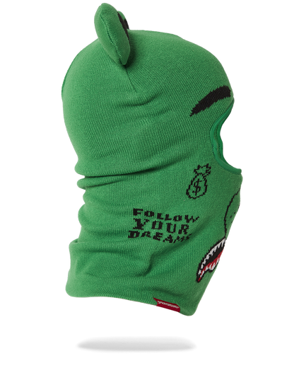 SPRAYGROUND® SKI MASK GREEN MONEY BEAR SKI MASK