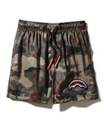 SPRAYGROUND® SWIM KIDS CAMO CHECKERED SWIM TRUNKS