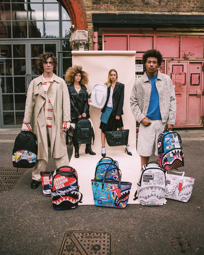 SPRAYGROUND® TOTE LFW RED WHITE BLUE GRAFFITI TOTE