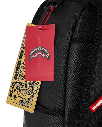 SPRAYGROUND® BACKPACK LUX BLACK GHOST DRIP MINI BACKPACK
