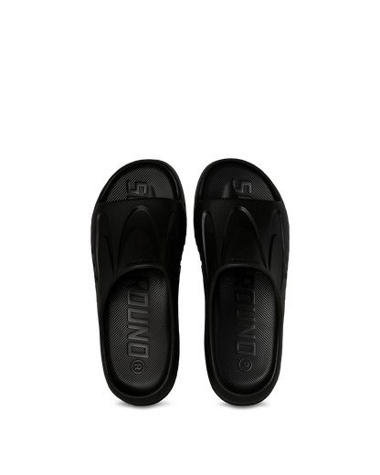 SPRAYGROUND® FOOTWEAR SHARKSLIDE: BLACK