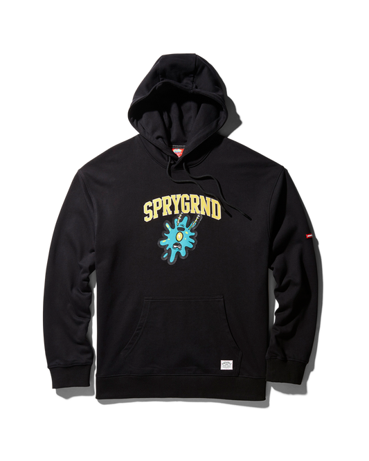 SPRAYGROUND® APPAREL SPONGEBOB SPLAT HOODIE (BLACK)