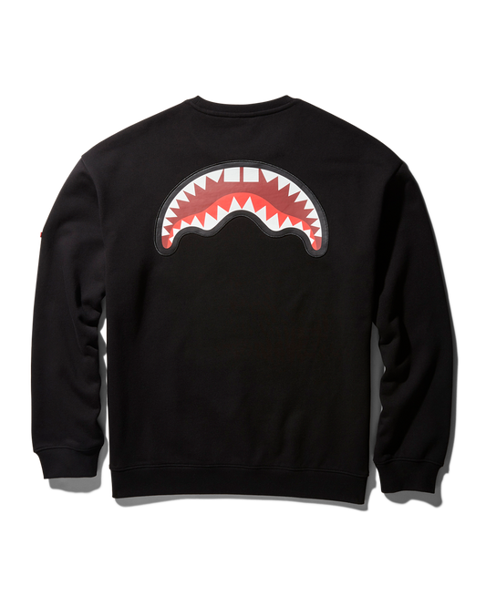 SPRAYGROUND® APPAREL SPONGEBOB SPLAT PULLOVER SWEATER (BLACK)
