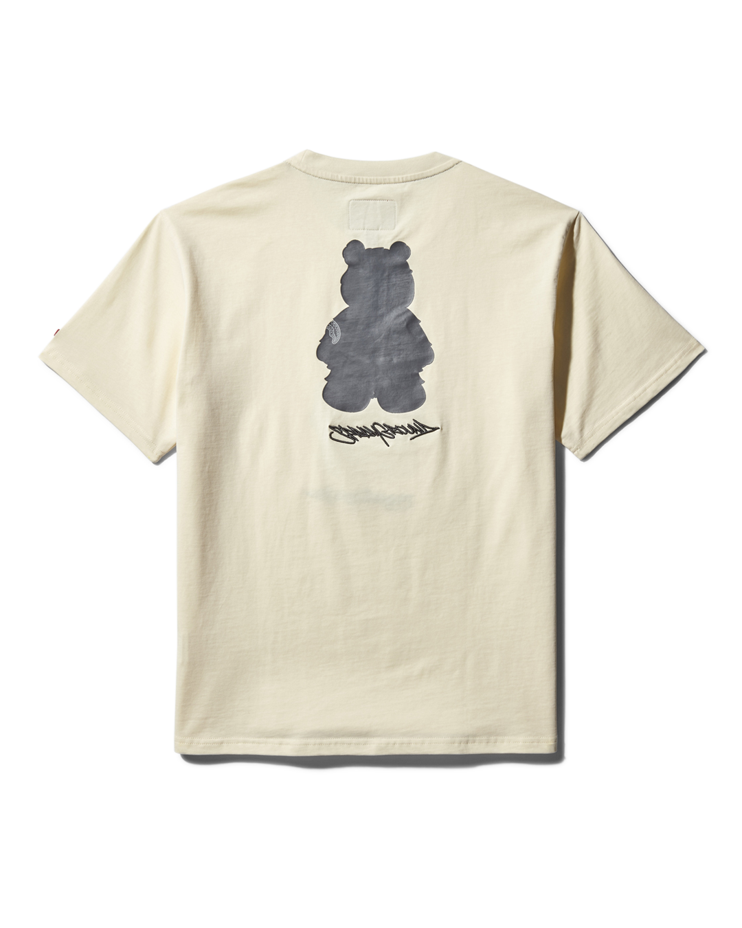 SPRAYGROUND® APPAREL SHORT SLEEVE GRAPHIC MONEY BEAR T-SHIRT (APRICOT)