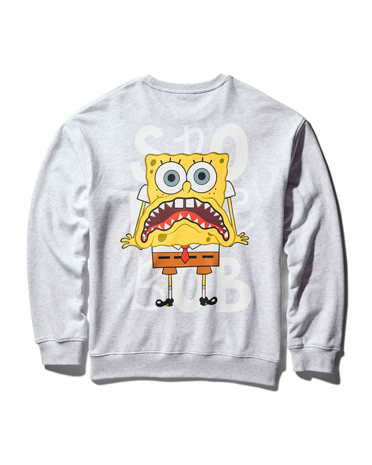 SPRAYGROUND® APPAREL SPRAYGROUND PULLOVER CREW NECK SWEATSHIRT (LT GREY)