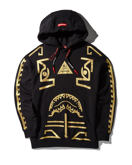 SPRAYGROUND® APPAREL A.I.8 AFRICAN INTELLIGENCE - PATH TO THE FUTURE II HOODY