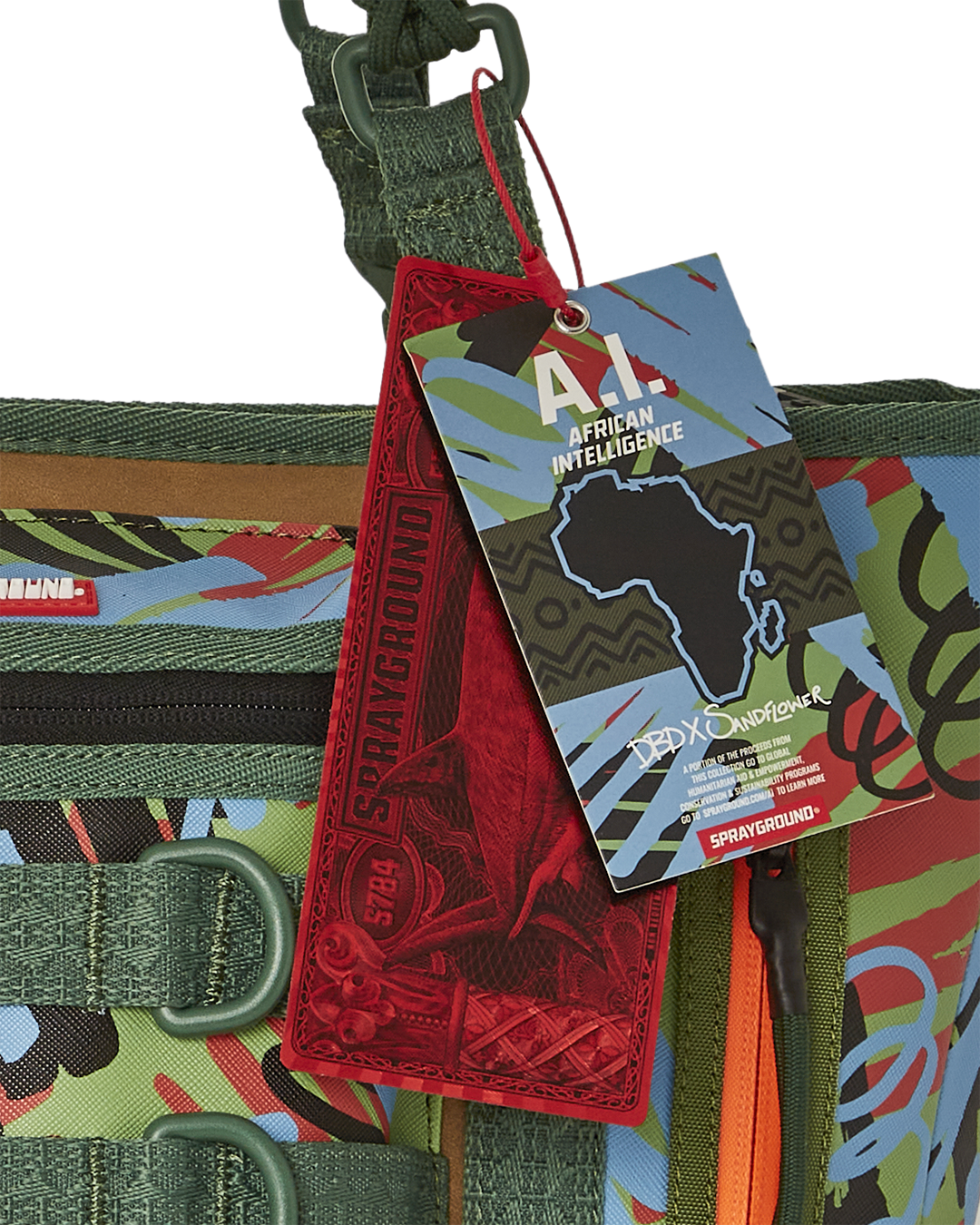 SPRAYGROUND® TOTE A.I. SPECIAL OPS CARGO TOTE