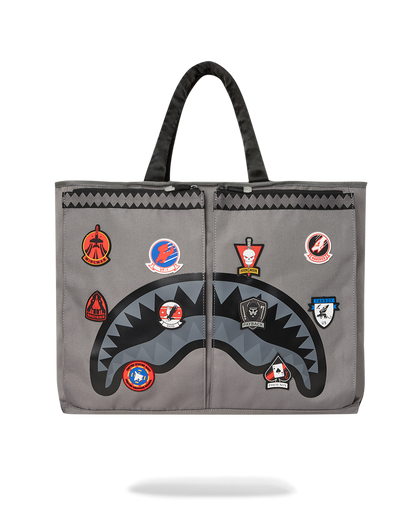 SPRAYGROUND® TOTE TOP GUN FLIGHT CREW OFFICIAL COLLAB PILOT TOTE