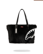 SPRAYGROUND® TOTE FUR CRAY BLACK TOTE