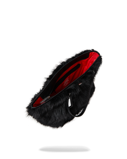 SPRAYGROUND® TOTE FUR CRAY BLACK TOTE