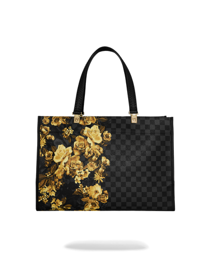 SPRAYGROUND® TOTE GOLD FLORAL REMIX TORTUGA TOTE