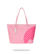 SPRAYGROUND® TOTE PINK SHARKS IN PARIS PATCH TOTE