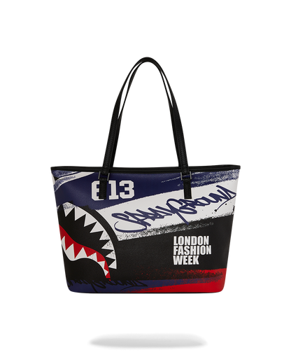 SPRAYGROUND® TOTE LFW RED WHITE BLUE GRAFFITI TOTE
