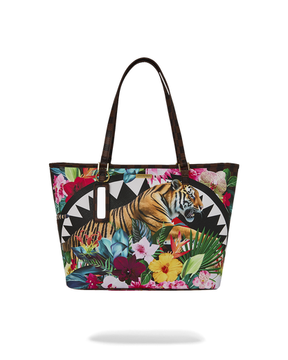SPRAYGROUND® TOTE FLOWERING JUNGLE SHARK 2 TOTE