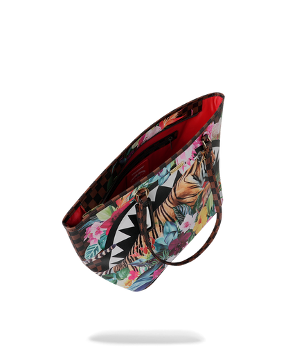 SPRAYGROUND® TOTE FLOWERING JUNGLE SHARK 2 TOTE