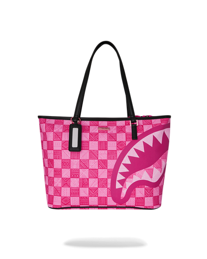 SPRAYGROUND® TOTE A.I. AFRICAN INTELLIGENCE THE SUNSET RESET TOTE - SANDFLOWER COLLAB