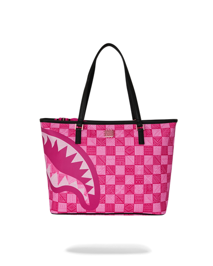 SPRAYGROUND® TOTE A.I. AFRICAN INTELLIGENCE THE SUNSET RESET TOTE - SANDFLOWER COLLAB