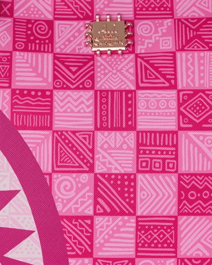 SPRAYGROUND® TOTE A.I. AFRICAN INTELLIGENCE THE SUNSET RESET TOTE - SANDFLOWER COLLAB