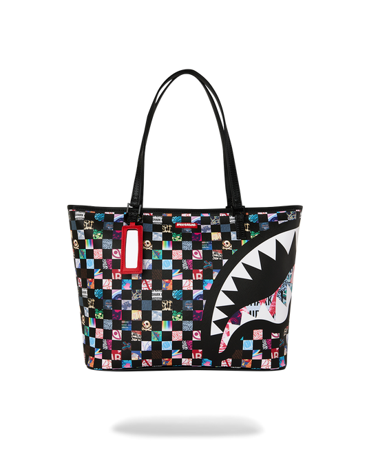 SPRAYGROUND® TOTE CRAZY CHECK TOTE